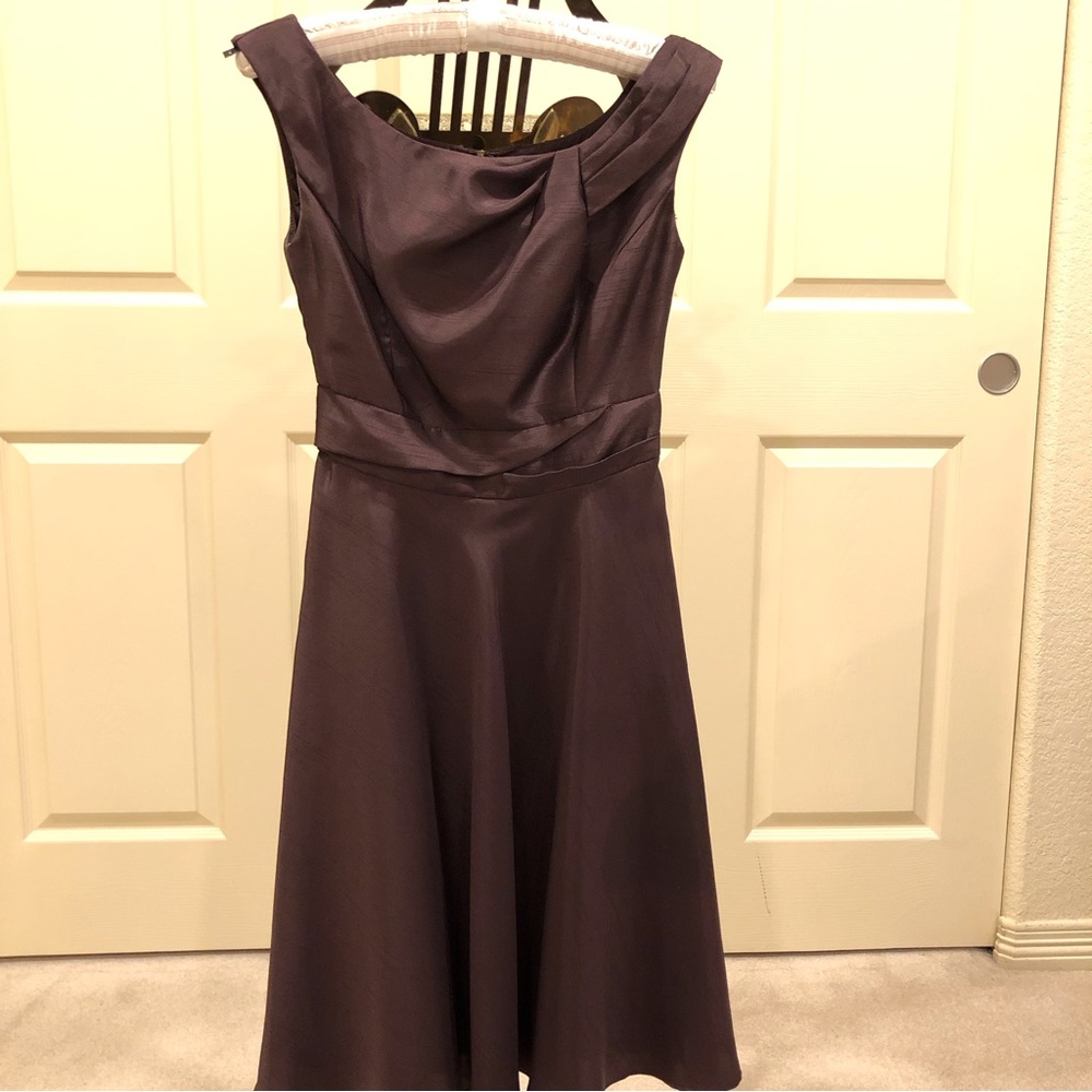 Brown bridesmaid dress from David’s Bridal